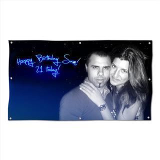 personalised photo banner outdoor use